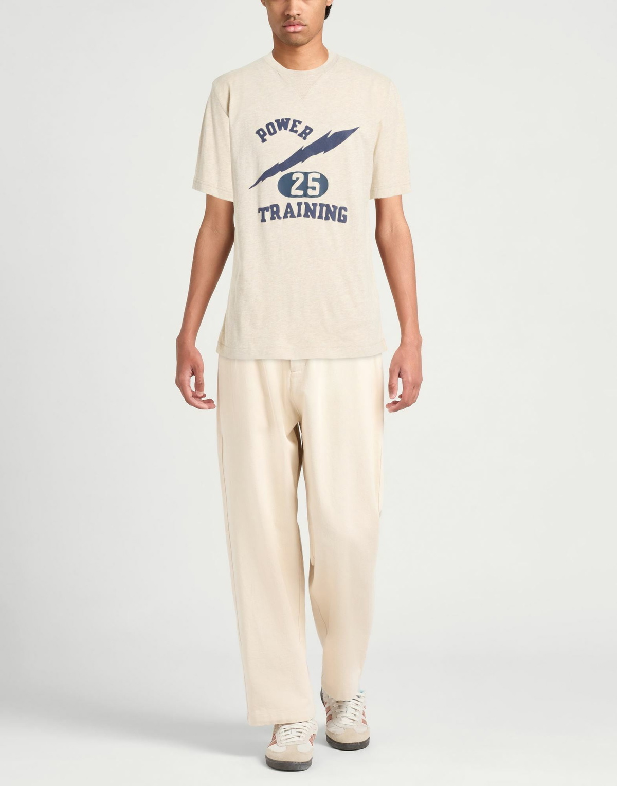 Champion Index + Archives Mens T-shirt in Beige