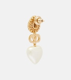 Valentino VLogo embellished drop earrings