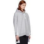 Stella McCartney Grey All is Love Side Ribbon Hoodie