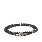 Mikia Double-Wrap Beads Bracelet