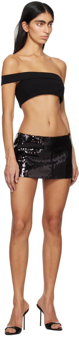 Mônot Black Asymmetric Top