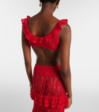 Anna Kosturova Crochet cotton bra top