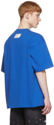 We11done Blue Cotton T-Shirt