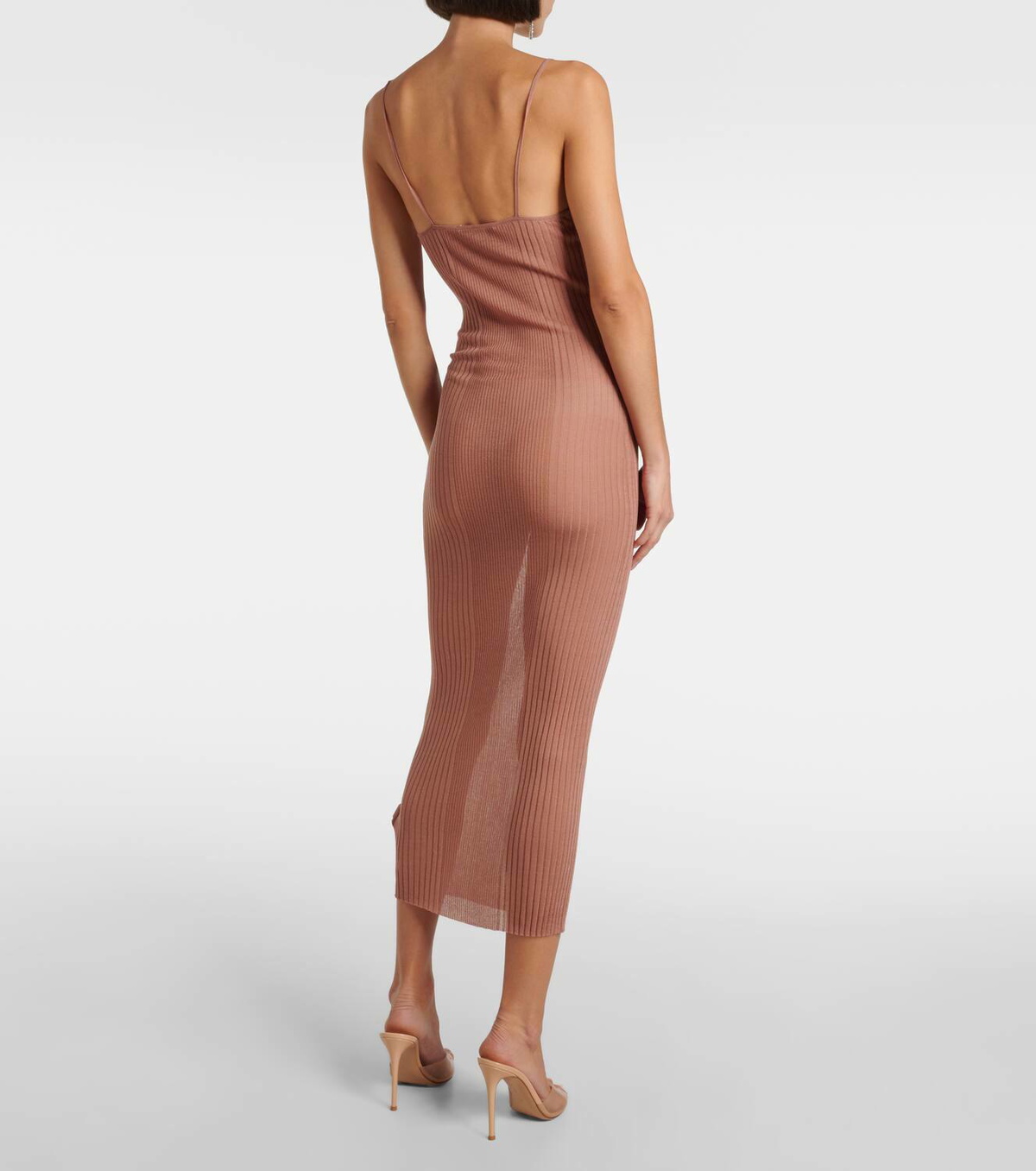 Nensi Dojaka x Calvin Klein sheer midi dress Nensi Dojaka