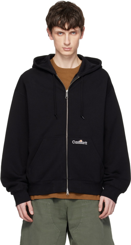 Photo: Carhartt Work In Progress Black WIP Label Sweat Hoodie