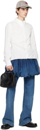AARON ESH Blue Puff Skirt Jeans
