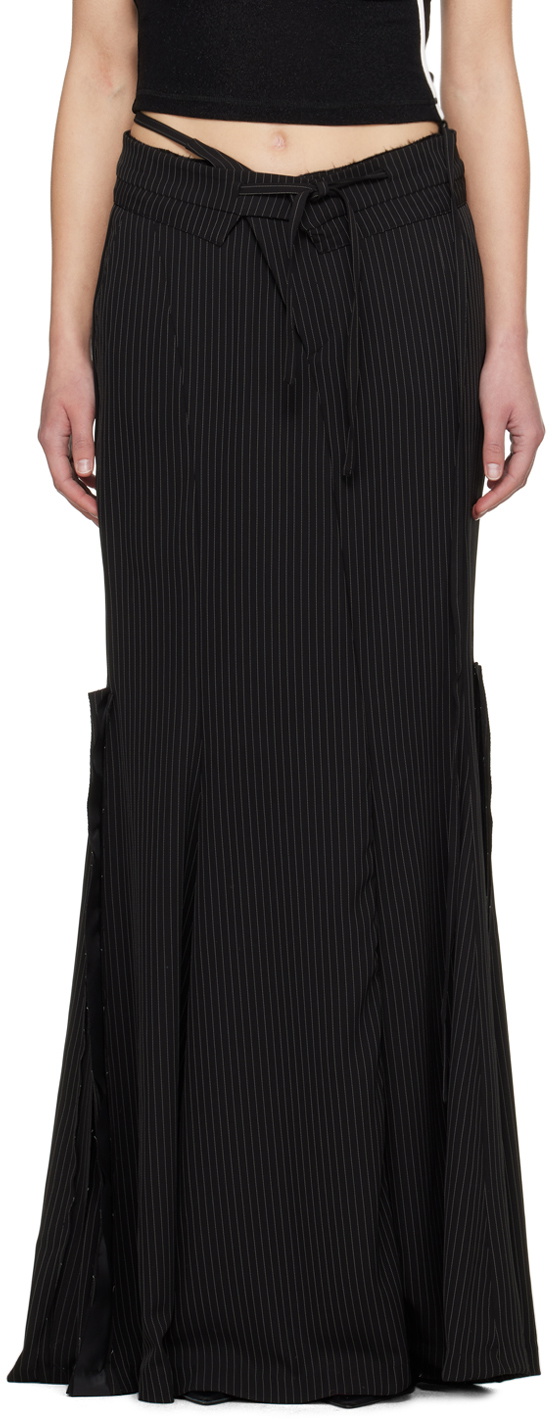 スカート OTTOLINGER Women Skirts 10430010401 BLK BLACK Ottolinger Black Mermaid Maxi Skirt Ottolinger