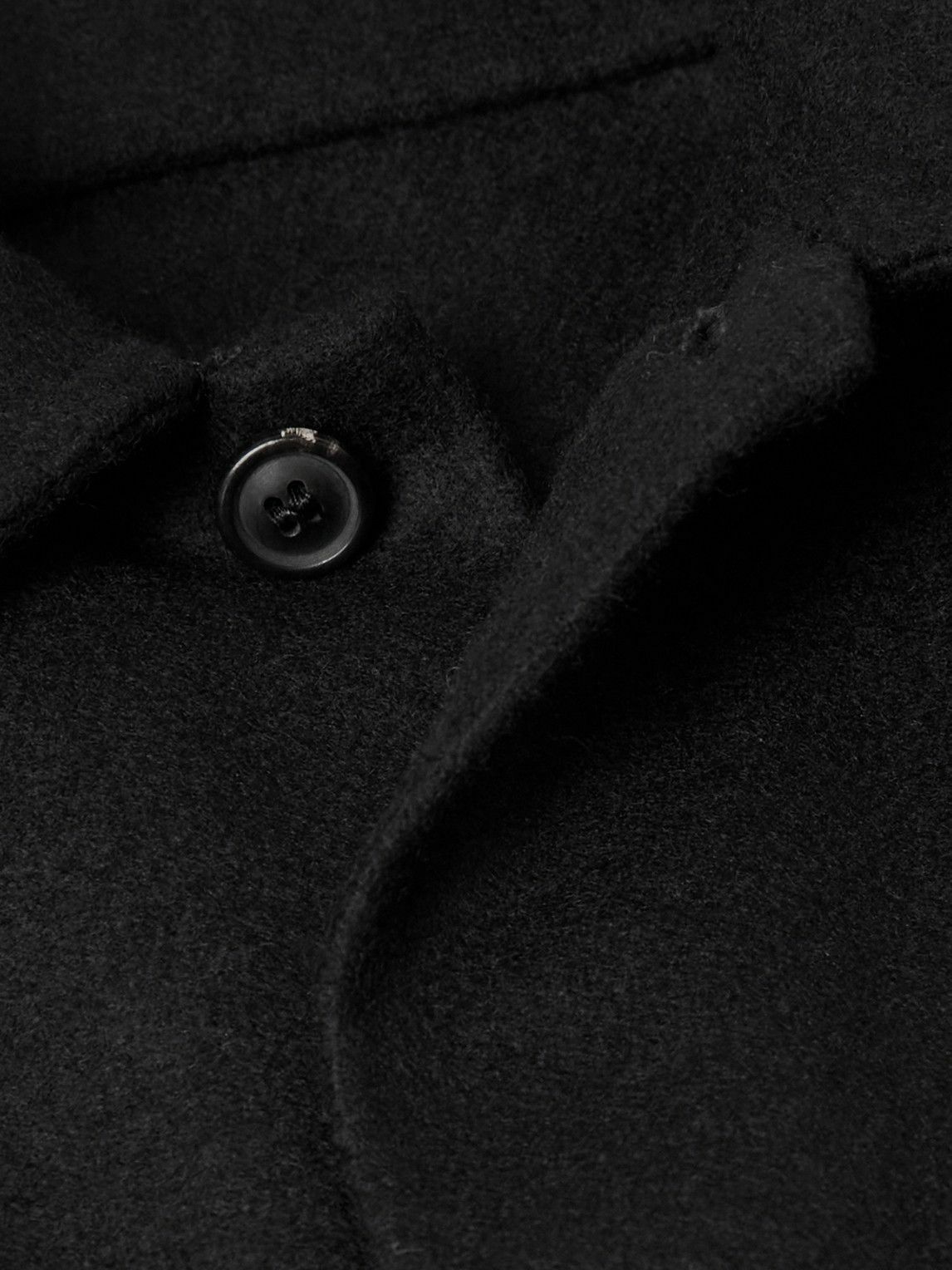 Ghiaia Cashmere - Wool Overshirt - Black