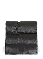 Puffer Blanket Scarf in Black