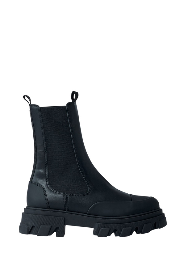 Photo: GANNI Cleated Mid Chelsea Boot