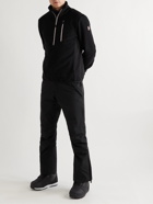 Moncler Grenoble - Stretch-Fleece Half-Zip Ski Sweater - Black