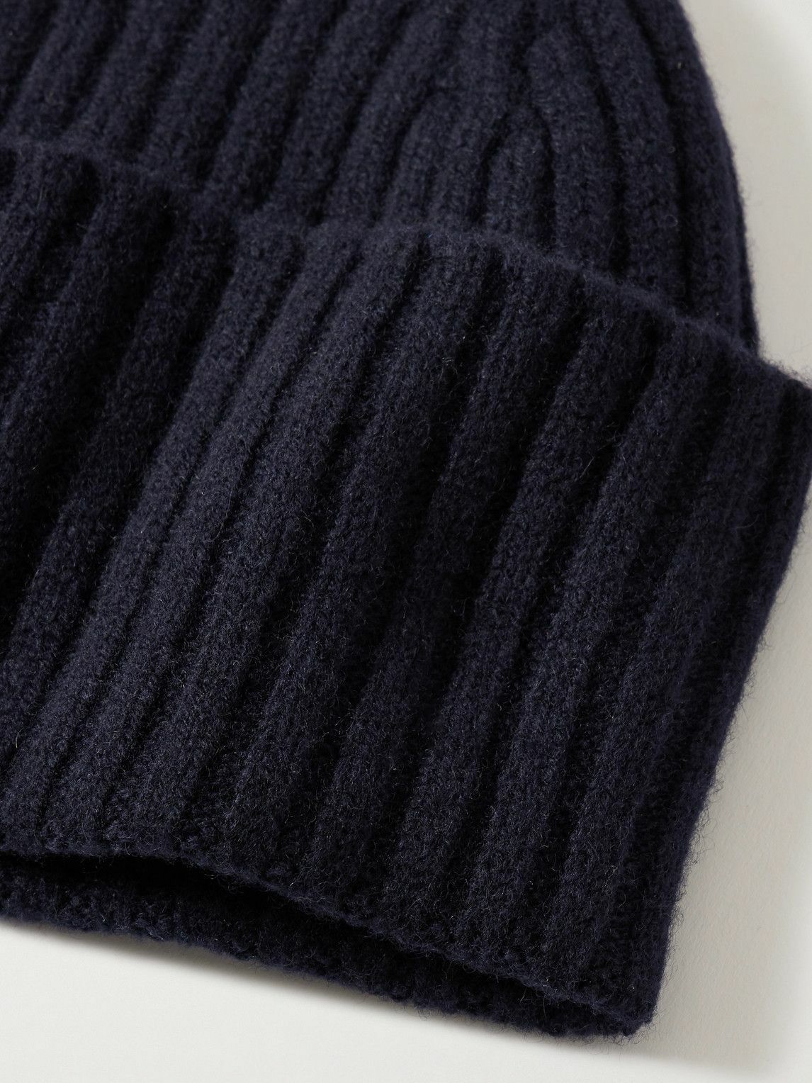 Drake's - Ribbed Wool Beanie