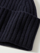 Drake's - Ribbed Wool Beanie