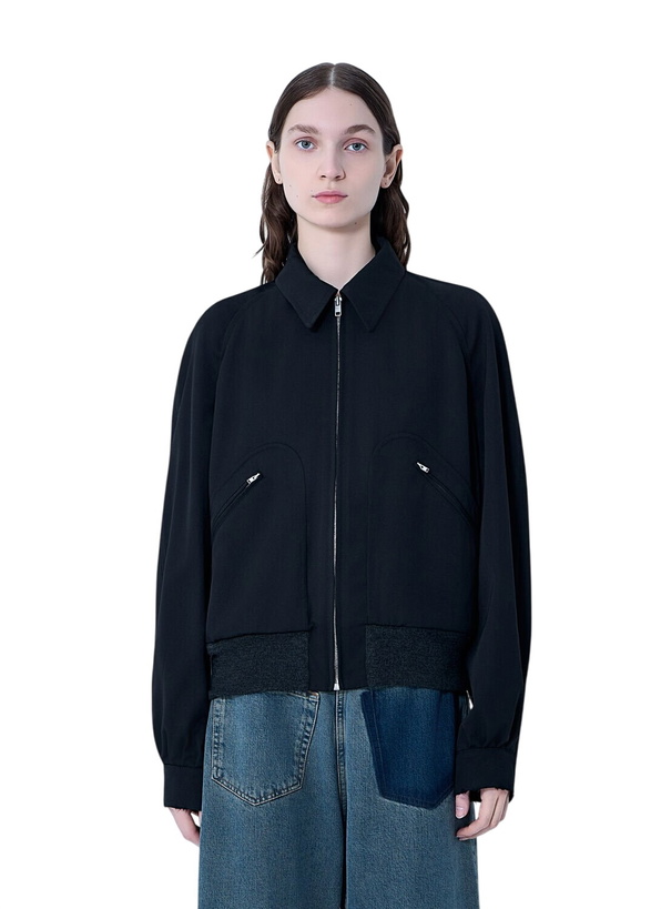 Photo: Maison Margiela Zip-Front Wool-Blend Jacket