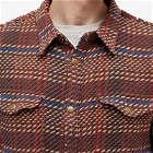 Corridor Men's Corded Plaid Shirt Jacket in Brown