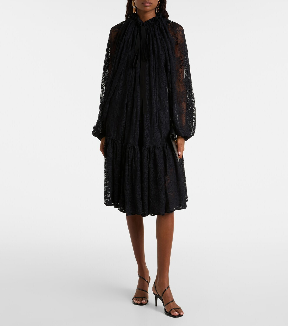 Patou Lace midi dress