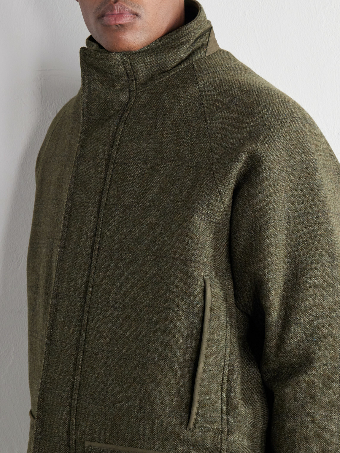 Purdey - Checked Wool-Tweed Field Coat - Green