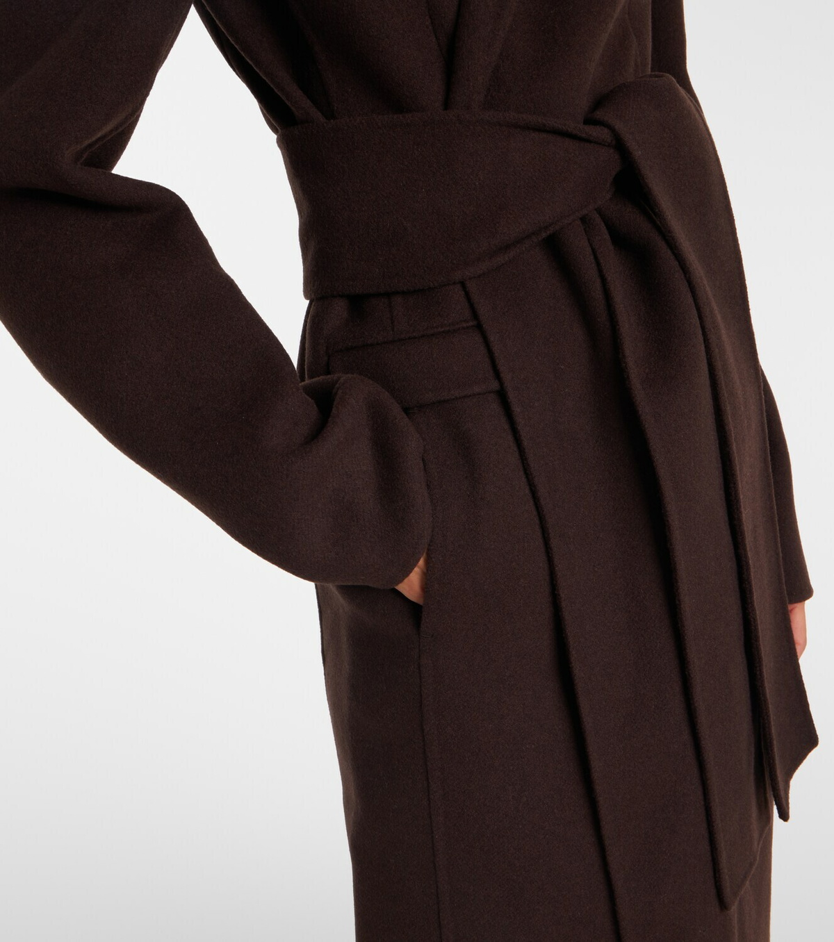 Khaite Jelson wool wrap coat