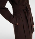 Khaite Jelson wool wrap coat