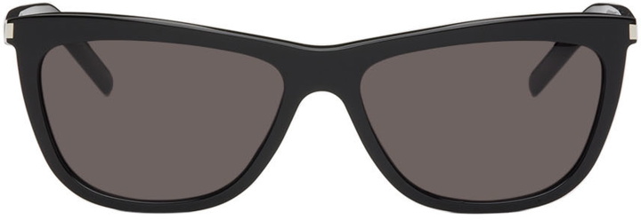 Photo: Saint Laurent Black SL 515 Cat-Eye Sunglasses