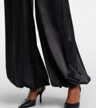 Nina Ricci Silk-blend satin wide-leg pants