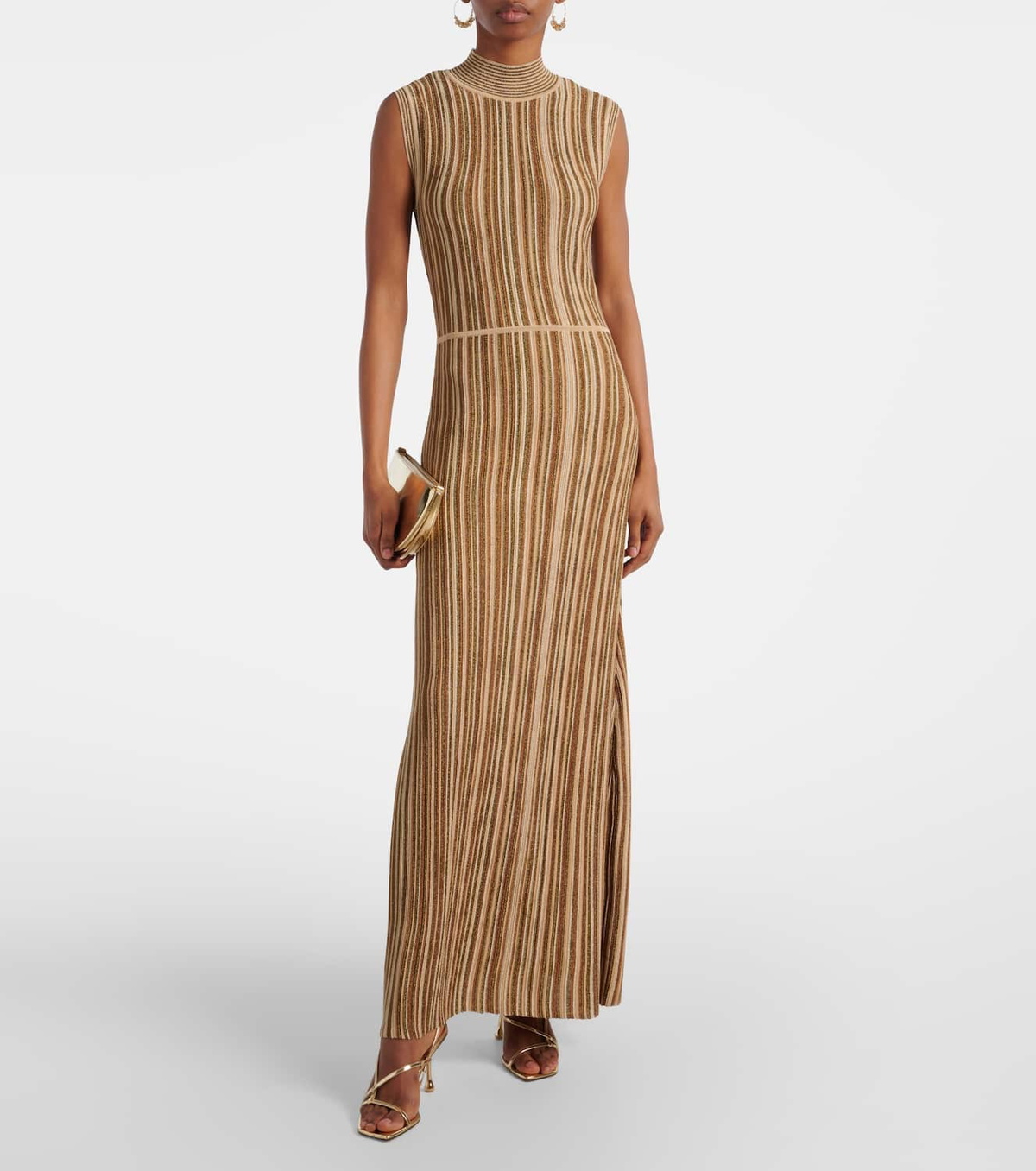 Veronica Beard Anna striped maxi dress