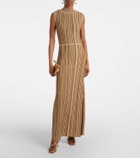 Veronica Beard Anna striped maxi dress