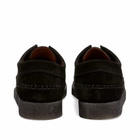 Padmore & Barnes Men's M387 Willow in Black Suede