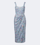 Markarian Marla floral lace bustier dress