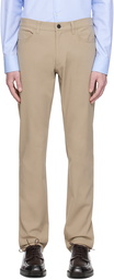 Theory Beige Raffi Trousers