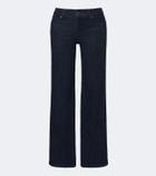 Frame Low Rise wide-leg jeans