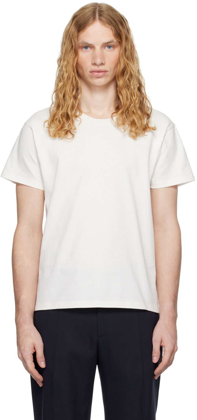 【関税込み】The Row オフホワイト Blaine Tシャツ The Row Off-White Blaine T-shirt The Row