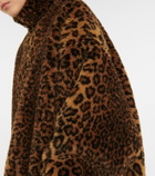 Balenciaga Leopard-print faux fur jacket