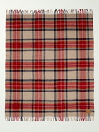 Pendleton - Checked Virgin Wool Fringed Blanket