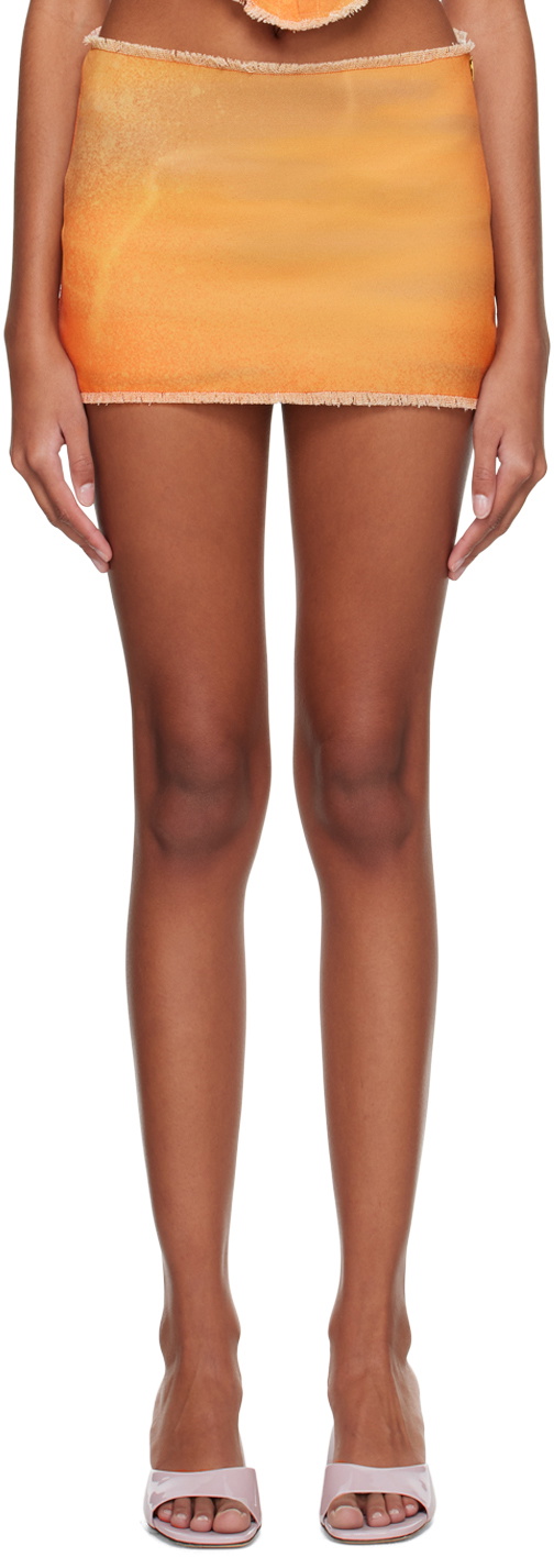 BINYA SSENSE Exclusive Orange Emilia Miniskirt