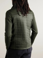 Fusalp - Aspon II Slim-Fit Panelled Stretch-Jersey and Quilted Shell Jacket - Green