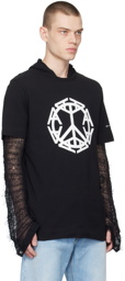 1017 ALYX 9SM Black Peace Sign T-Shirt