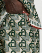 Casablanca Silk Shorts With Drawstrings Green - Mens - Casual Shorts