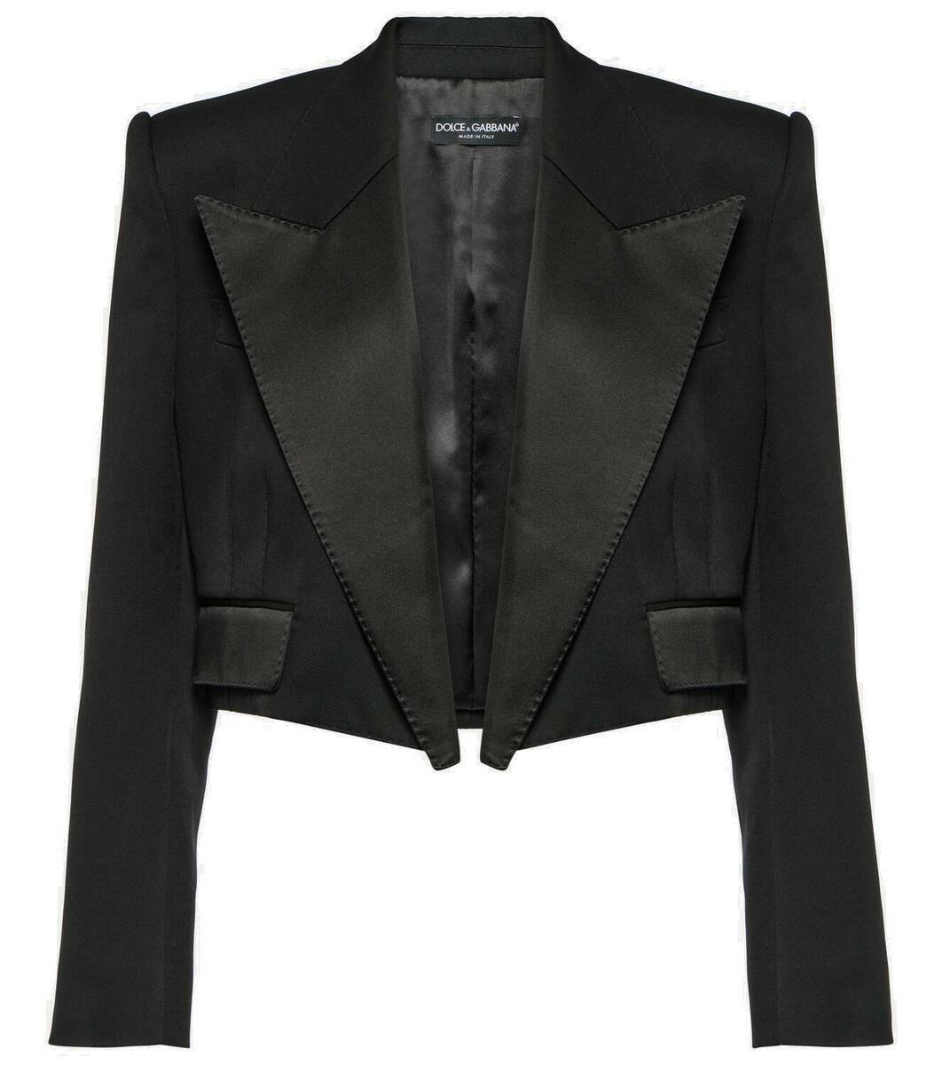 ジャケット Dolce & Gabbana 'Tuxedo' short blazer (F29MCTFUBE7 N0000) $_57.JPG