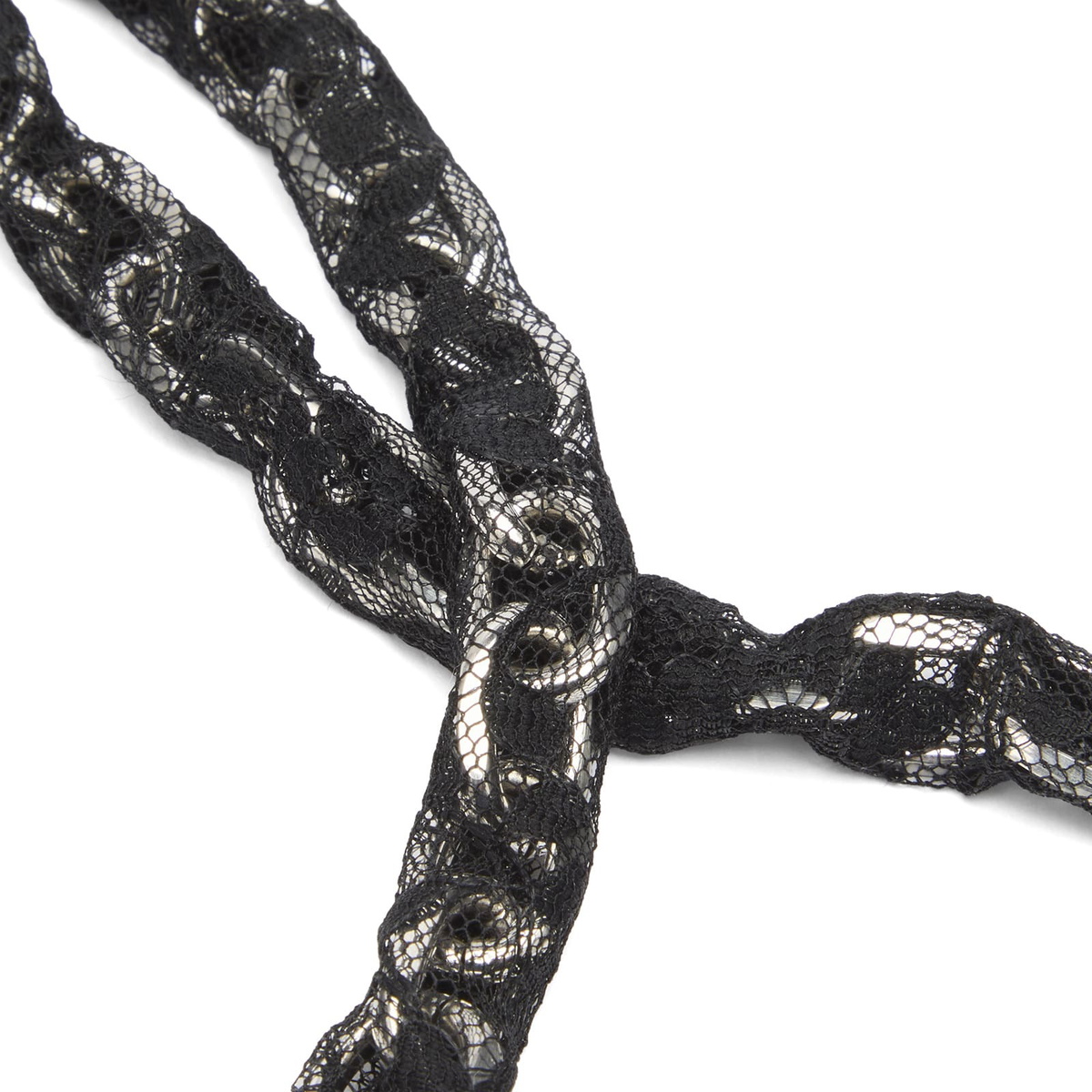 Our Legacy Men's Lace Ladon Keychain in Onyx 