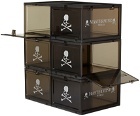 mastermind JAPAN Transparent & Black Tower Box Storage Set