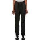 Amiri Black Fleece Military Lounge Pants