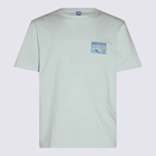 Maison Kitsuné Ice Blue Cotton T-shirt