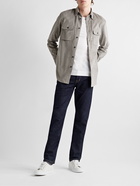 Brioni - Sea Island Cotton-Corduroy Shirt - Gray