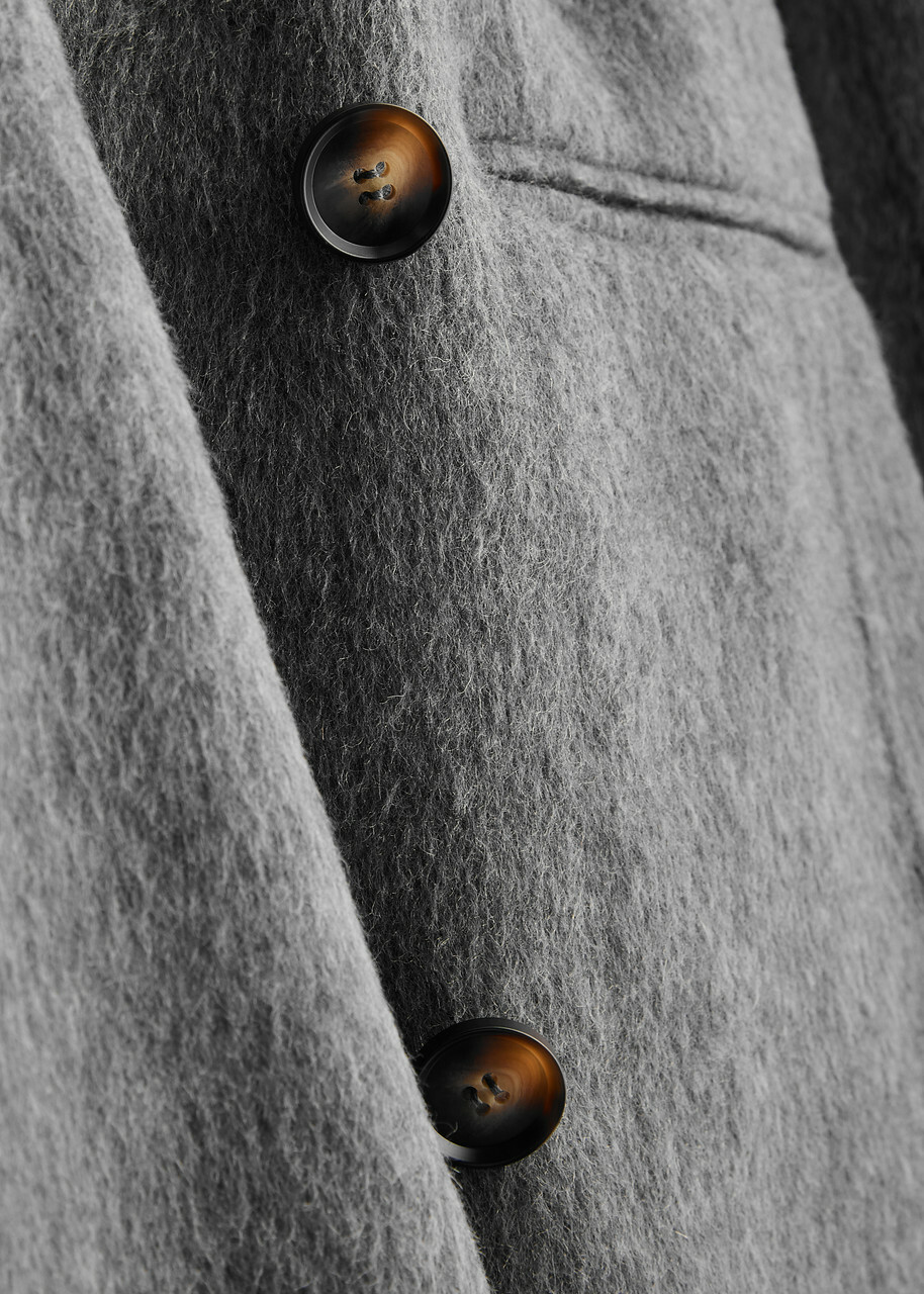 Giuseppe DI Morabito Double-breasted Wool Coat Grey Giuseppe di