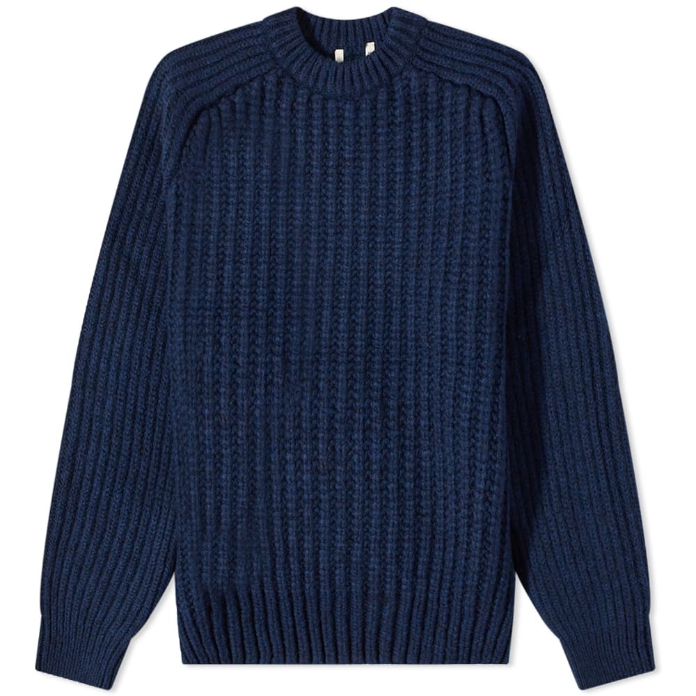 SUNFLOWER COMO CHUNKY KNIT Mサイズ ネイビー 新品 - ニット/セーター