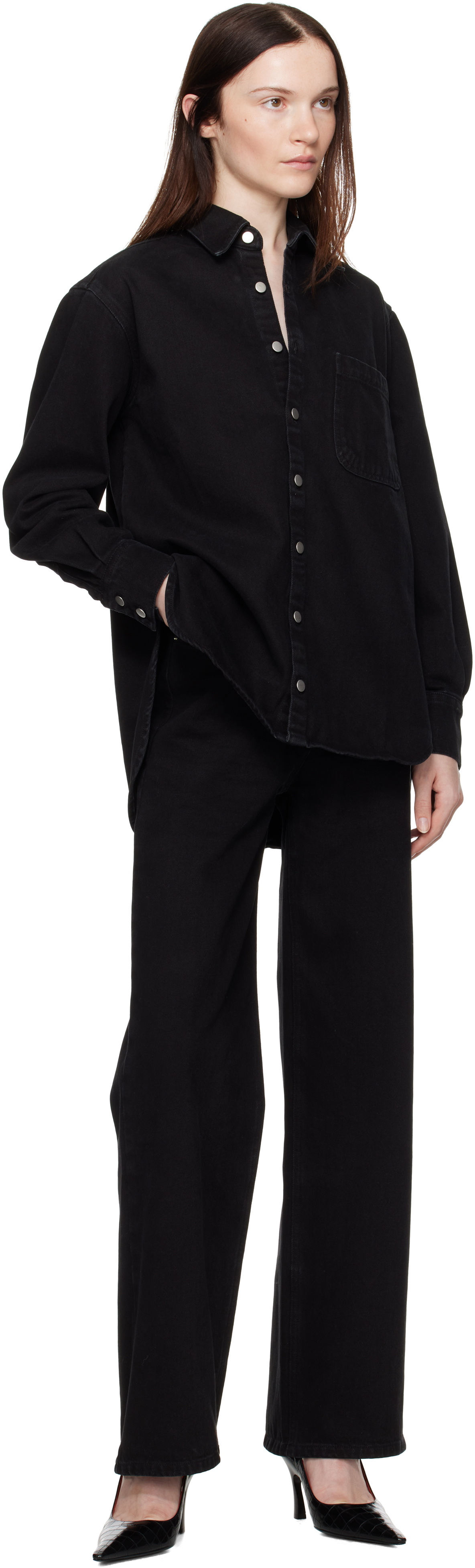 Beaufille Black Deren Denim Shirt