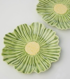 Bordallo Pinheiro Maria Flor Cosmos set of 4 ceramic plates