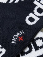adidas Consortium - Noah Logo-Intarsia Merino Wool Beanie