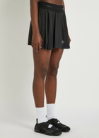 Adidas X Stella Mccartney Training Logo-print Pleated Shell Skort Black